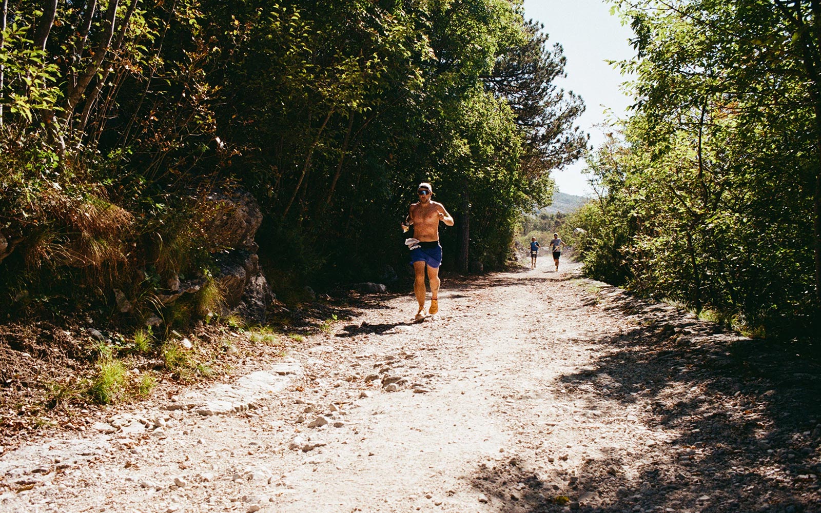 Runner Jurassic Miles sul percorso Out & Back